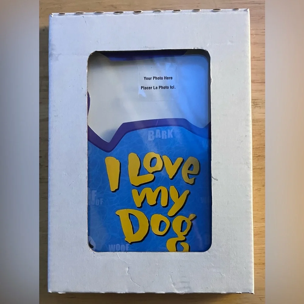 I LOVE MY DOG Colorful Photo Frame 5x7